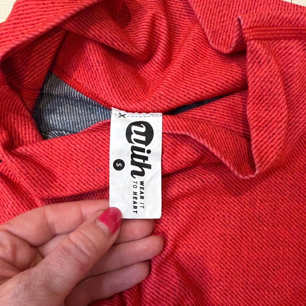 Peloton x WITH red heather cropped leggings S - Picture 5 of 7